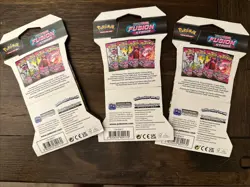 LOT Of 3: Pokemon Fusion Strike Sleeved Booster Pack TCG Sword & Shield - Image 2