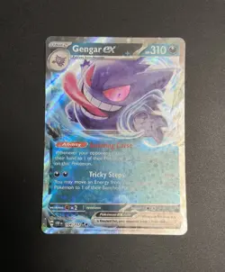 Pokemon TCG Gengar EX Temporal Forces Ultra Rare 104/162 NM - Image 1