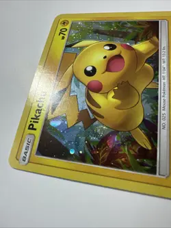 Pikachu SM76 SWIRL Pokemon Holo 2017 Black Star Promo Sun and Moon Holo Tcg - Image 2