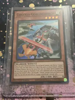 Yugioh Gogogo Goblindbergh DUAD-EN003 1st Edition Super Rare - Lightly Played - Image 3