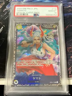PSA 10 One Piece Japanese Yamato OP04-112 Official Event Prize - Image 1