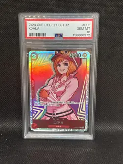 2024 ONE PIECE JAPANESE PRB01-PREMIUM BOOSTER #006 KOALA PSA 10 - Image 3