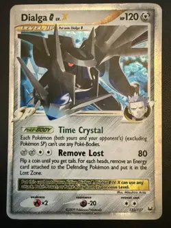 Pokemon Dialga Lv.X 122/127 & Palkia Lv.X 125/127 Holo Cards 2009 Lot LP/MP - Image 2