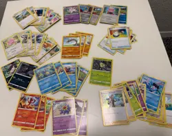 Pokemon Card Lot 2020–2022 + Snorlax Mini Tin | 55+ Cards | Holo Bulk Set - Image 1