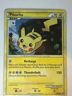 Pokemon Card - Pikachu hg5503 Rare Evolutions Deck Exclusives J&M Tarantula - Image 1