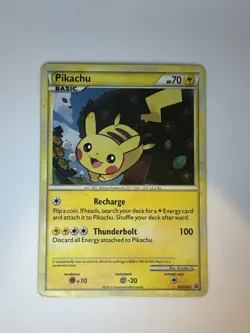 Pokemon Card - Pikachu hg5503 Rare Evolutions Deck Exclusives J&M Tarantula - Image 2