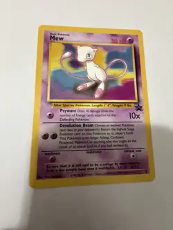 MEW Pokemon TCG WOTC BLACK STAR PROMO #8 First Movie Promo Card NMT - Image 1