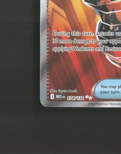 Premium Power Pro 174/132 Mega Evolution Full Art Ultra Rare Pokemon Card NM - Image 5