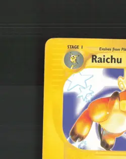 Raichu 61/165 Expedition Base Set Rare Pokemon Card DMG - Image 3