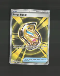 Mega Signal 171/132 Mega Evolution Full Art Ultra Rare Holo Pokemon Card NM - Image 1