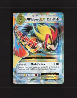 M Pidgeot EX 65/108 Evolutions Ultra Rare Holo Pokemon Card LP+ - Image 1
