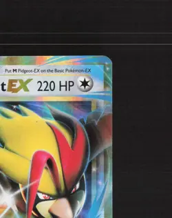 M Pidgeot EX 65/108 Evolutions Ultra Rare Holo Pokemon Card LP+ - Image 4