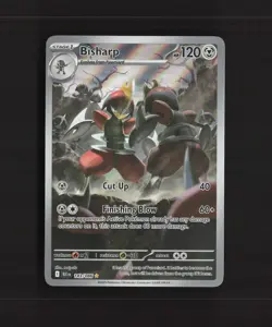 Bisharp 143/086 Black Bolt Full Art Ultra Rare Holo Pokemon Card NM - Image 1
