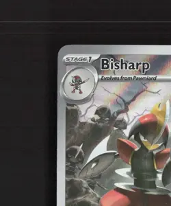 Bisharp 143/086 Black Bolt Full Art Ultra Rare Holo Pokemon Card NM - Image 3