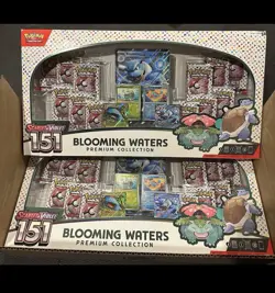 2-Pack Pokemon 151 Blooming Waters Premium Collection - Image 1