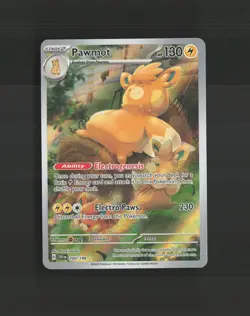 Pawmot 209/198 Scarlet & Violet Full Art Ultra Rare Holo Pokemon Card NM - Image 1
