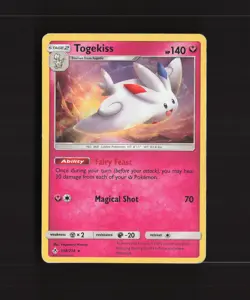 Togekiss 138/214 Unbroken Bonds Holo Rare Pokemon Card DMG - Image 1