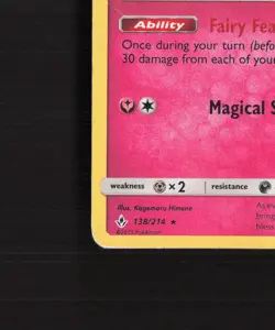 Togekiss 138/214 Unbroken Bonds Holo Rare Pokemon Card DMG - Image 5