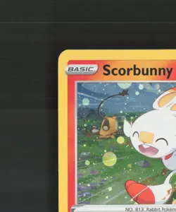 Scorbunny SWSH244 Sword & Shield Black Star Promo Holo Pokemon Card LP+ - Image 3