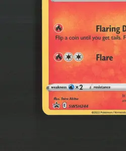 Scorbunny SWSH244 Sword & Shield Black Star Promo Holo Pokemon Card LP+ - Image 5