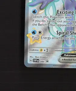 Quaquaval ex SVP084 Scarlet & Violet Full Art Black Star Promo Pokemon Card NM - Image 5