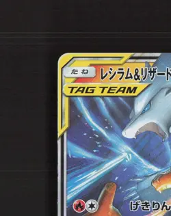 Reshiram & Charizard GX 007/095 Double Blaze Ultra Rare Japanese Pokemon Card NM - Image 3