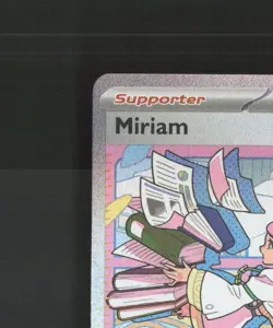 Miriam 251/198 Scarlet & Violet Full Art Ultra Rare Holo Pokemon Card NM - Image 3