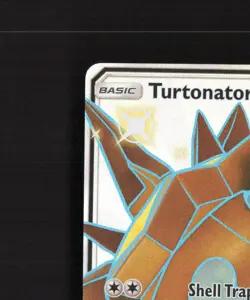 Turtonator GX SV52/SV94 Hidden Fates Full Art Shiny Holo Rare Pokemon Card NM - Image 3