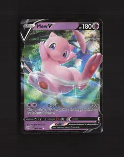 Mew V 069/189 Darkness Ablaze Ultra Rare Holo Pokemon Card NM - Image 1