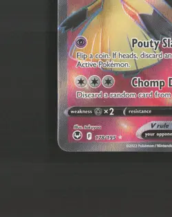 Mawile V 178/195 Silver Tempest Full Art Ultra Rare Holo Pokemon Card NM - Image 5