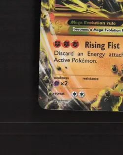 Mega M Lucario EX 113/111 Furious Fists Gold Secret Rare Holo Pokemon Card MP - Image 5