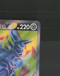 Origin Forme Dialga V SWSH255 Full Art Black Star Promo Holo Pokemon Card NM - Image 4