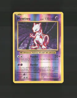 Mewtwo 51/108 Evolutions Reverse Holo Pokemon Card LP - Image 1