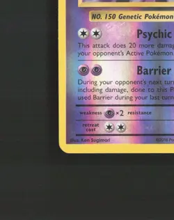 Mewtwo 51/108 Evolutions Reverse Holo Pokemon Card LP - Image 5