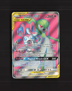 Gardevoir & Sylveon GX 204/214 Unbroken Bonds Ultra Rare Holo Pokemon Card LP+ - Image 1