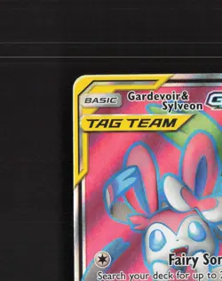 Gardevoir & Sylveon GX 204/214 Unbroken Bonds Ultra Rare Holo Pokemon Card LP+ - Image 3