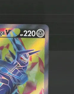 Origin Forme Dialga V SWSH255 Full Art Black Star Promo Holo Pokemon Card NM - Image 4