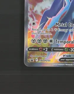 Origin Forme Dialga V SWSH255 Full Art Black Star Promo Holo Pokemon Card NM - Image 5