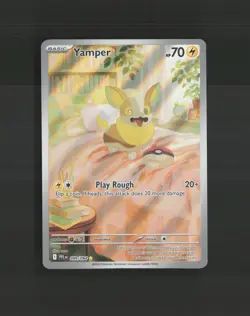 Yamper 099/094 Phantasmal Flames Full Art Ultra Rare Holo Pokemon Card NM - Image 1