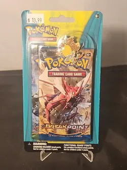 Pokemon Breakpoint & Fates Collide 2 Pack Blister Kangaskhan Pin Factory Sealed - Image 1