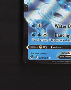 Greninja V 073/264 Fusion Strike Ultra Rare Holo Pokemon Card NM - Image 5