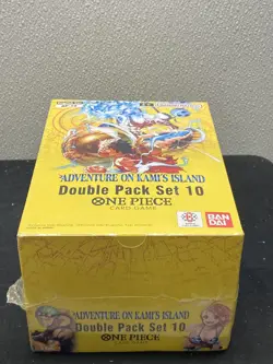 One Piece Card Game Double Pack Set 10 Adventure on Kami's Island Display Sealed - Image 1