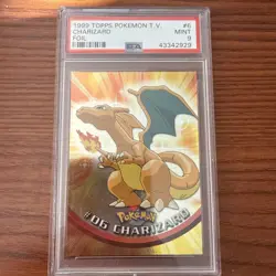 1999 Topps Pokemon TV Animation Edition Charizard Foil Card #06 - Image 1