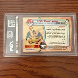 1999 Topps Pokemon TV Animation Edition Charizard Foil Card #06 - Image 2