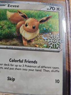 Pokemon Eevee TCG Holo Stamped Holiday Calendar Card 133/165 Sealed - Image 5