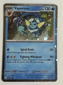 Vaporeon - 168 (Cosmos Holo) 168 Sv: Scarlet & Violet Promo Cards Holo - Image 1
