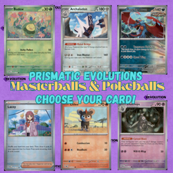 Prismatic Evolutions Reverse Holo Masterballs & Pokeballs Choose your card!! NM - Image 3
