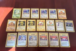 Pokemon Rare Base Set Card Lot - WOTC - Image 1