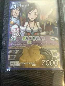 Garnet PR-143 Final Fantasy TCG Full Art Foil Promo Card FFTCG - Image 1