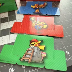 2016 pokemon center Mario Pikachu Box/Deck Box/Sleeves/Dividers. No Cards. - Image 5
